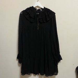 Zara black flowy dress